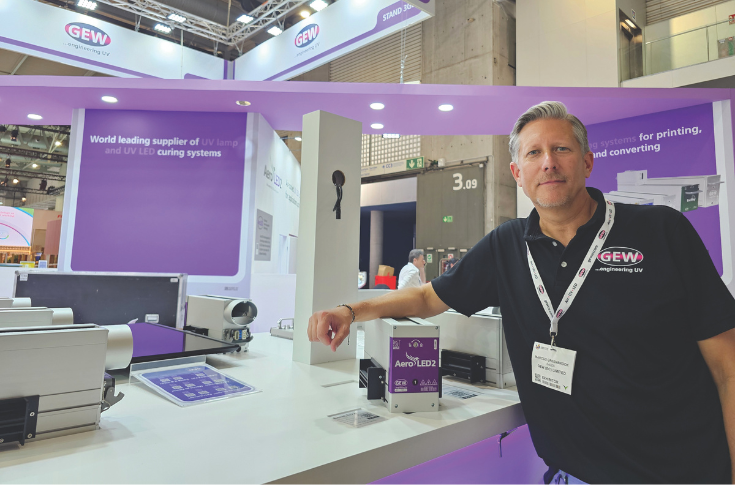 GEW drives fast LED transition in narrow web technology