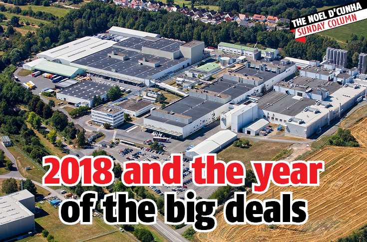 2018 and the year of the big deals - The Noel D'Cunha Sunday Column