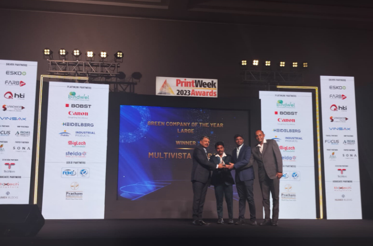 PrintWeek Awards 2023: Multivista Global Print Solutions wins Green Company of the Year – Large (Joint Winner)