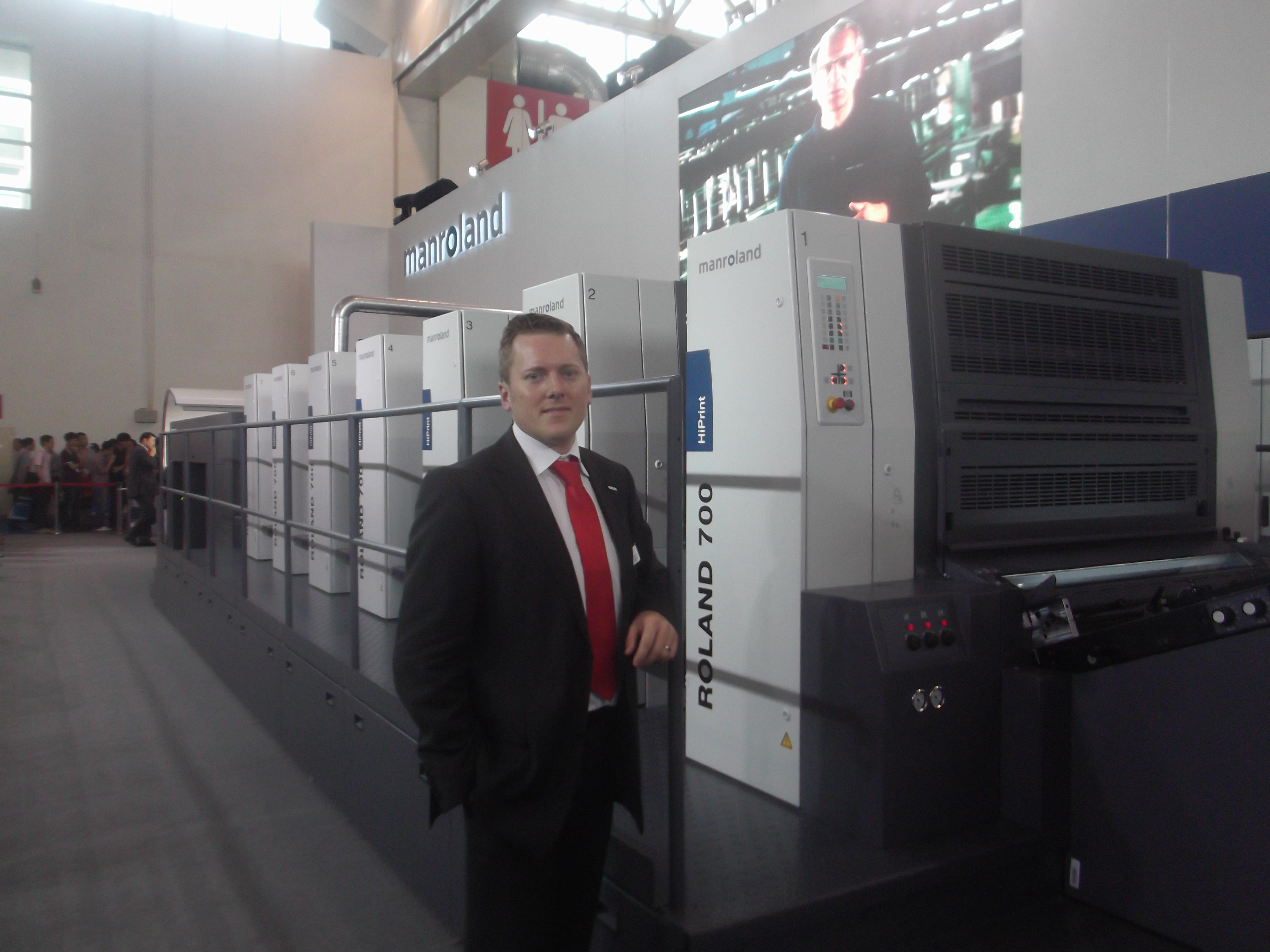 Manroland demonstrates Roland 700