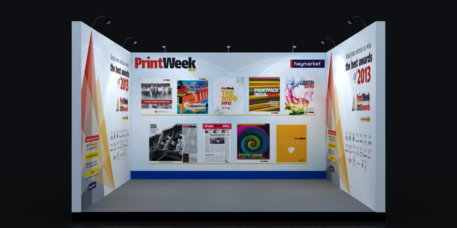 PrintWeek India's stall at PrintExpo