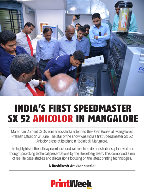 India's first Speedmaster SX 52 Anicolor in Mangalore