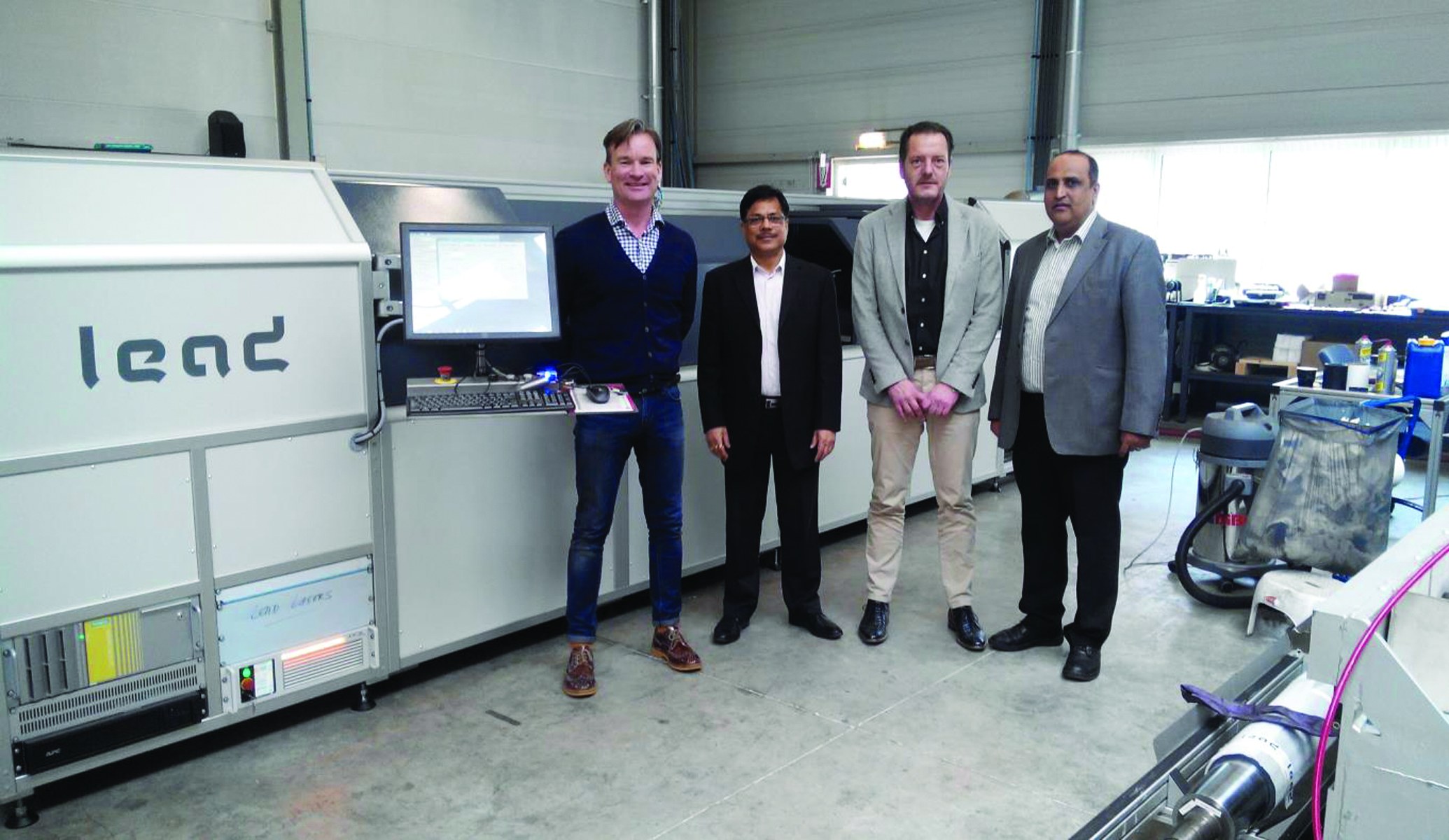 Vinsak installs direct laser engraving machine at Uflex