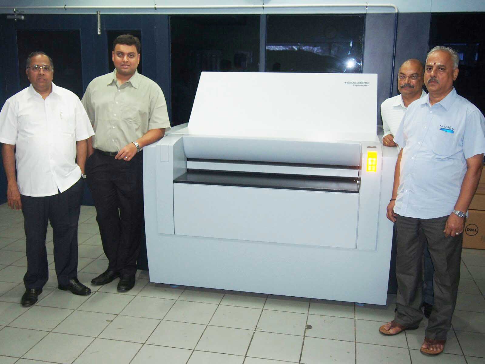 Chennai’s Multivista adds Heidelberg Suprasetter 106