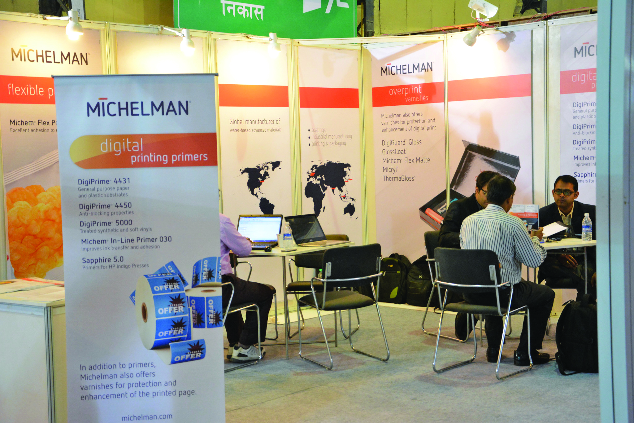 Environment-friendly materials by Michelman at Indiapack