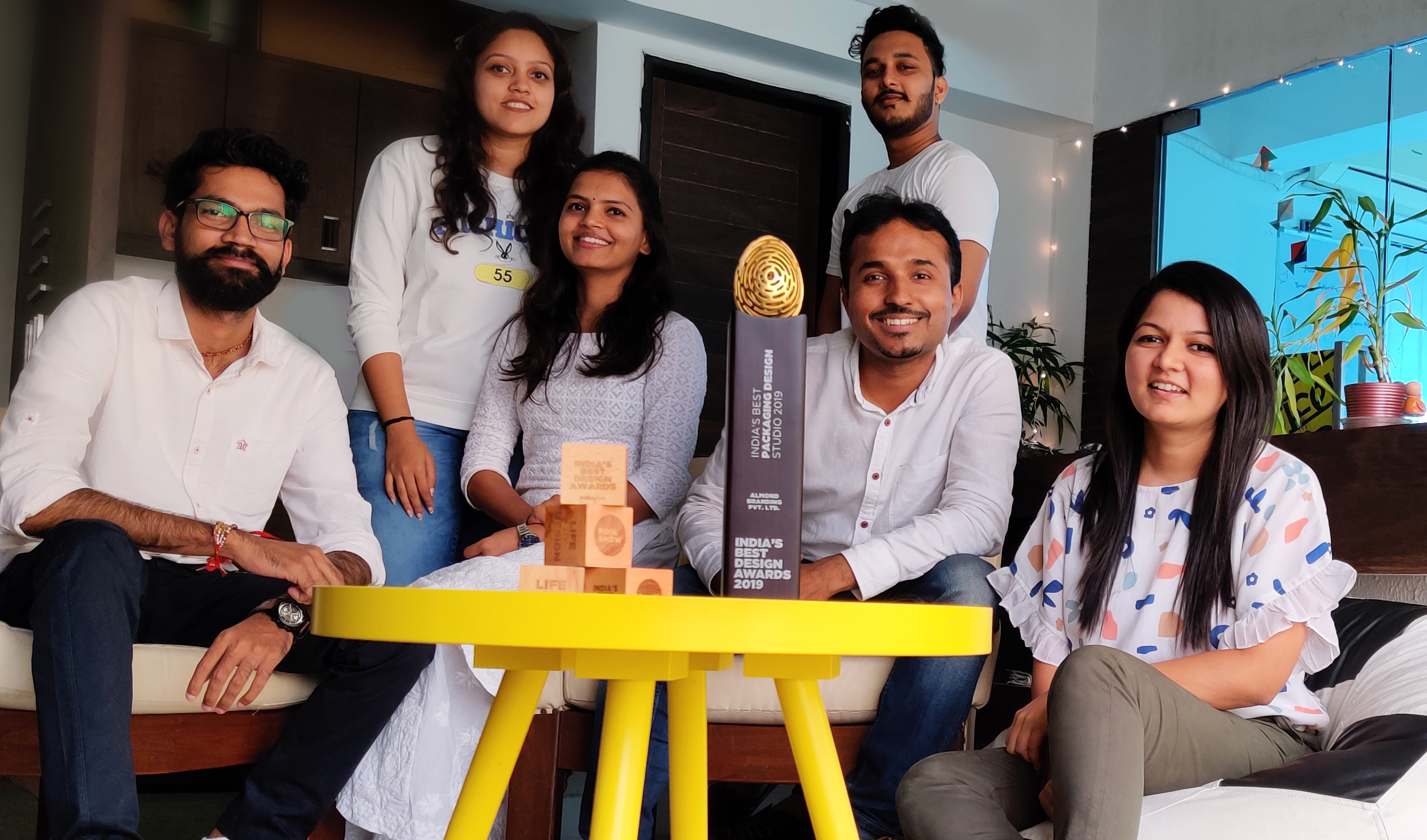 Almond Branding bags India’s Best Design award