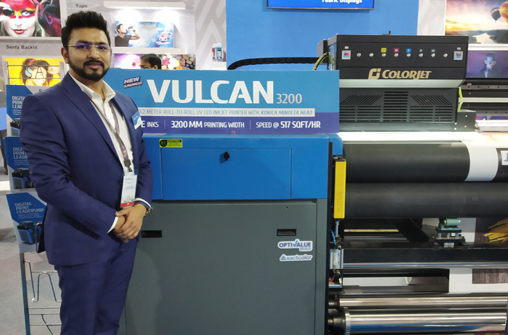 Media Expo 2019: Colorjet launches Vulcan 3200 LED UV printer 