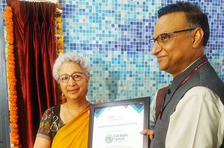 Anand Vihar railway station becomes the first Eat Right Station in north