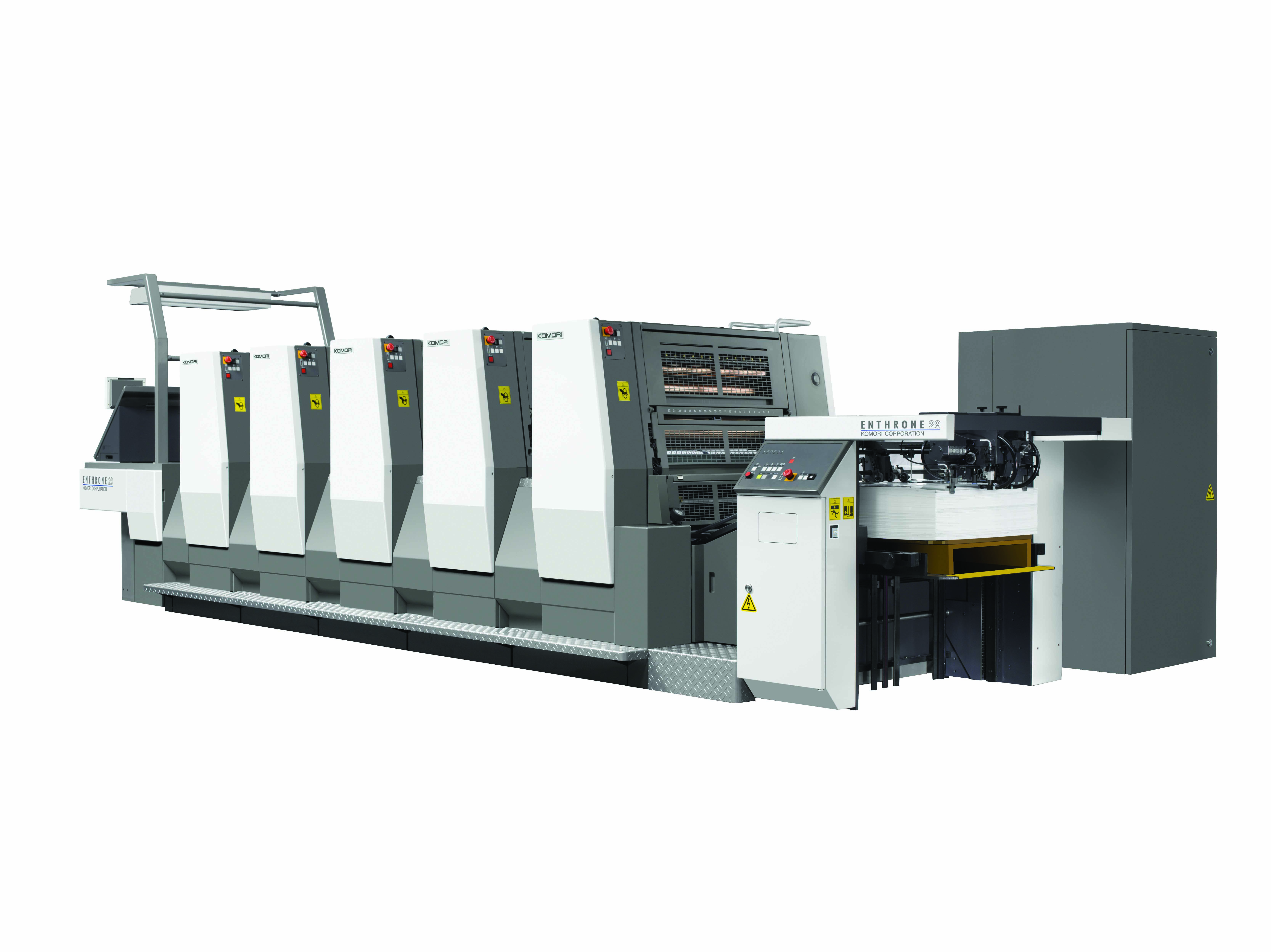 Komori Enthrone pitches its popularity in India