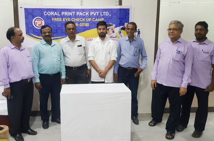 Coral conducts free eye camp for its employees