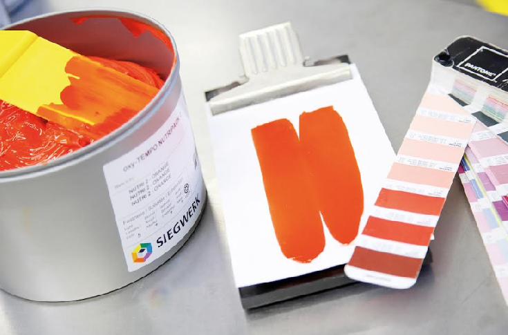 Mineral oil-based inks contradict food safety concept