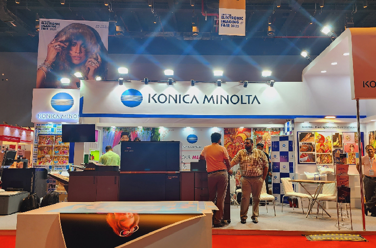 Konica Minolta showcases digital print solutions at CEIF 2023