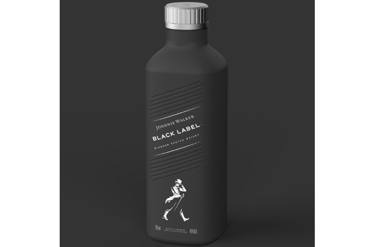 Diageo unveils paper bottles for Johnnie Walker