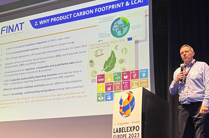 Labelexpo 2023: Finat launches product carbon footprint and life cycle analysis initiative 