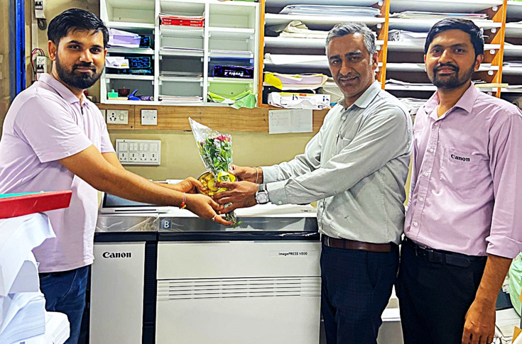 Darshit Xerox picks Canon for quality printing 