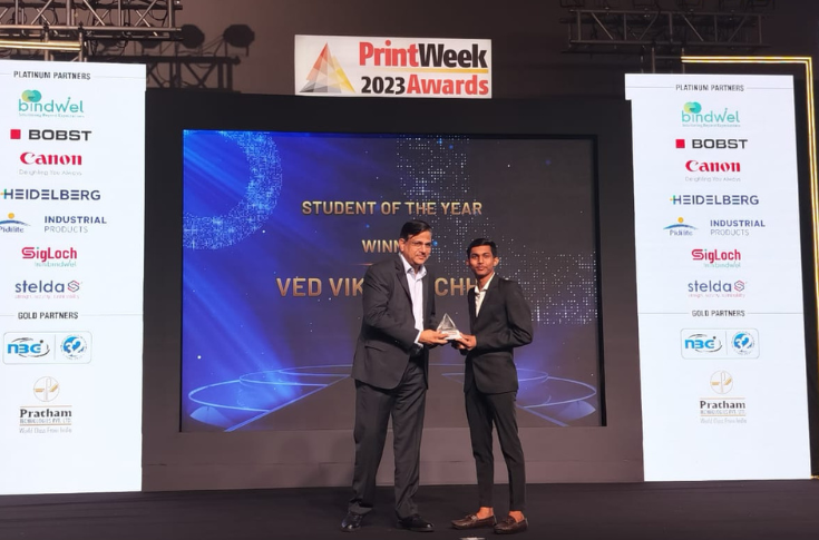 PrintWeek Awards 2023: Ved Vikas Bachhav wins Student of the Year (Joint Winner)