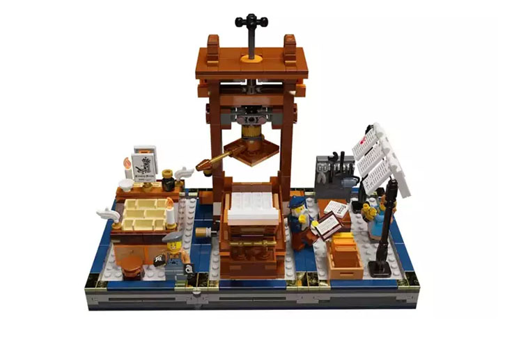 Votes needed to immortalise Gutenberg as Lego character