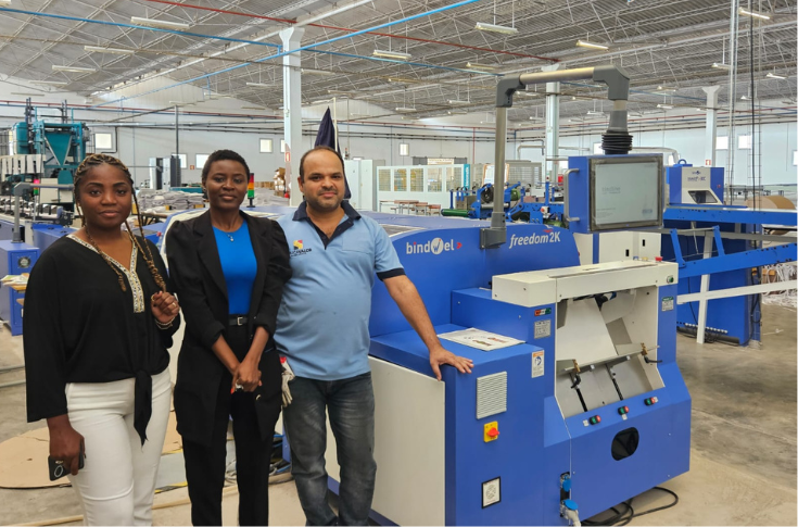 Indian manufactured Bindwel installed in Angola