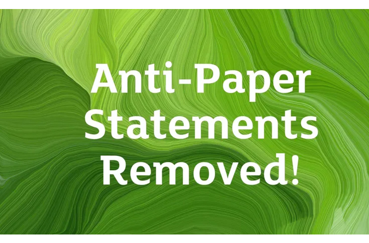 Two Sides continues fight against greenwashing, over anti-paper claims
