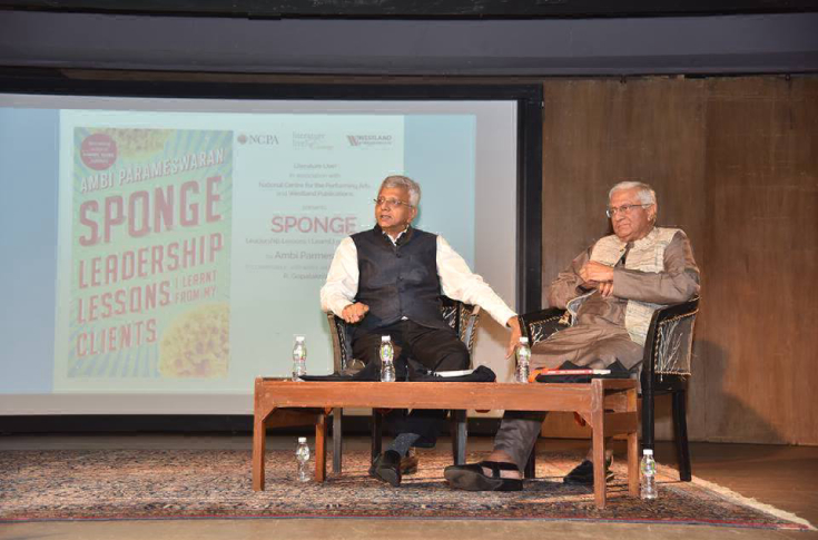 Ad guru, Parameswaran's book launch about leadership at NCPA