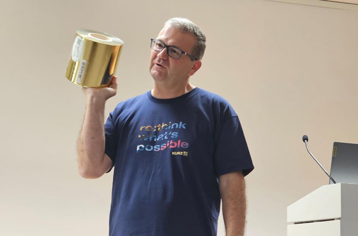 Kurz showcases digital embellishment at Labelexpo  