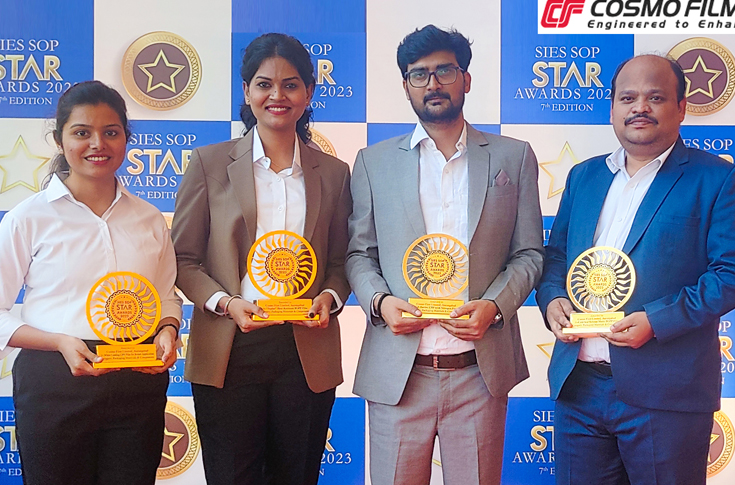 Cosmo Films bags SIES SOP Star Award across four entries