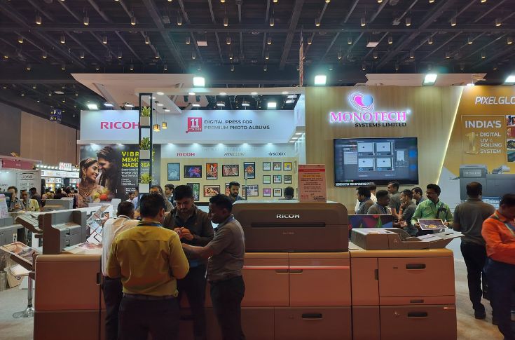 Monotech displays digital presses at CEIF 2024
