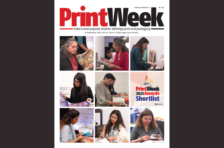 PrintWeek Jury Meet is the cover of September issue