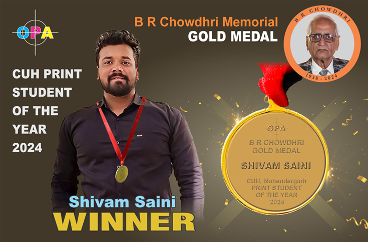 Shivam Saini wins BR Chowdhri gold medal at CUH