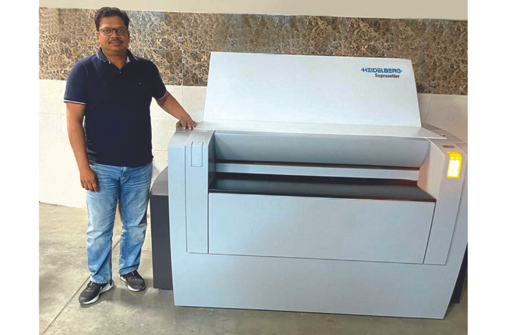 Heidelberg pre-press workflow at Chandni