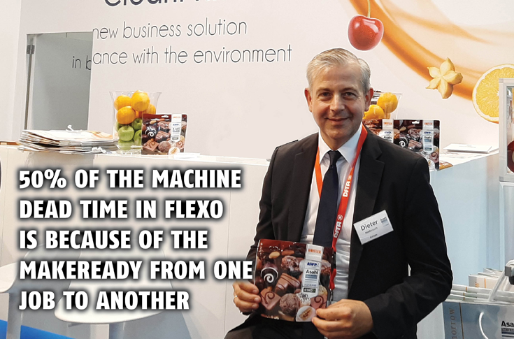 50% of the machine dead time in flexo is because of the makeready from one job to another - The Noel D'Cunha Sunday Column