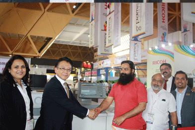 Ricoh sells C901 press, the IP5000 entices visitors