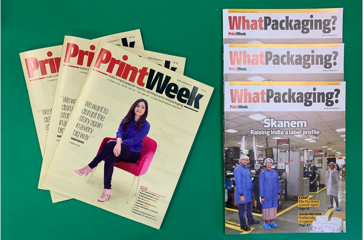 The October issues of PrintWeek and WhatPackaging? hit the stands