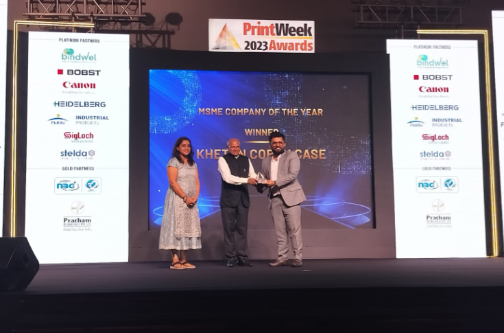  PrintWeek Awards 2023: Khetan Corru Case wins MSME Company of the Year (Joint Winner)