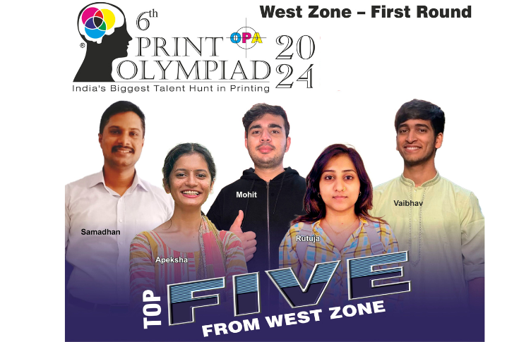 West Zone Print Olympiad kickstarts