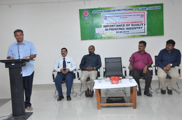 Pressman Solutions’ K Panthalaselvan delivers lecture on ‘Quality of Printing Industry’