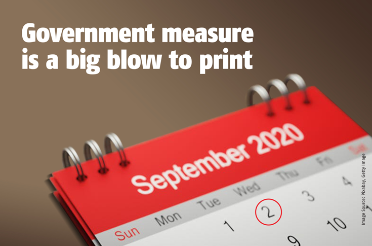 Government measure is a big blow to print - The Noel D'Cunha Sunday Column