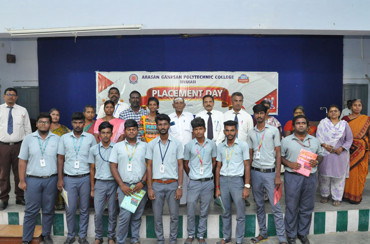 Arasan Ganesan Polytechnic College celebrates Placement Day 