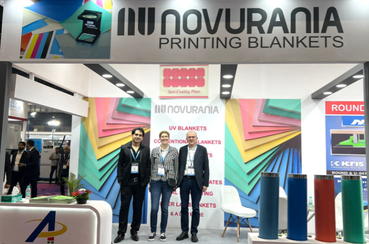PrintPack 2025: Novurania unveils range of printing and coating blankets  