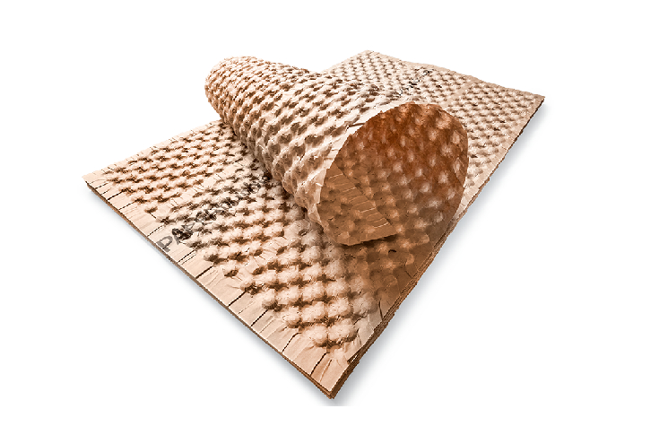 Paper and air replace plastic bubble wrap