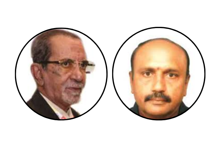 Sandip Kumar Sanyal and A Karmeham receive Print Shree Award 2024