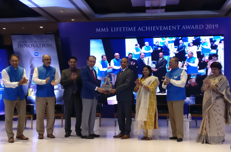 MMS Lifetime Award for Line O Matic's Uday Patel