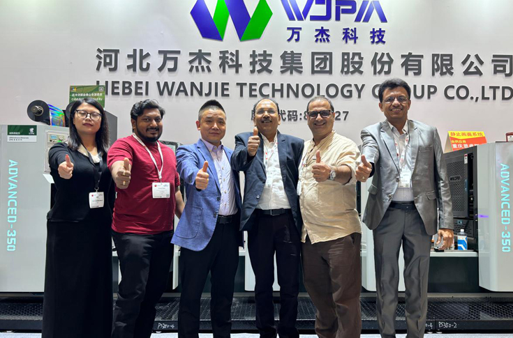 Wanjie sells six machines at Labelexpo Asia  