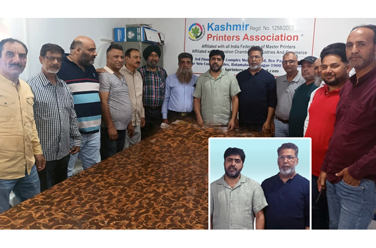 Kashmir Printers’ Association elects new team