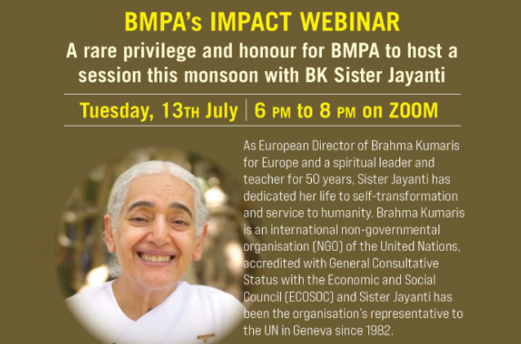 BMPA’s next webinar on 13 July 2021 will be an ‘out of body’ experience