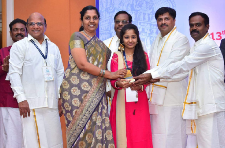 Avinashilingam University student bags award at NAEP 2018