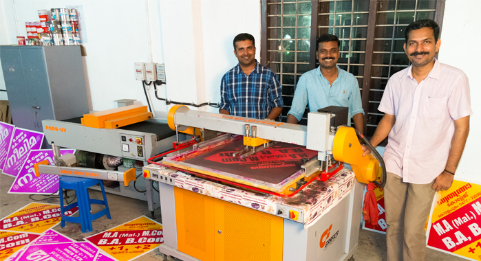 Kerala-based Adzone invests in Grafica screen printing machine