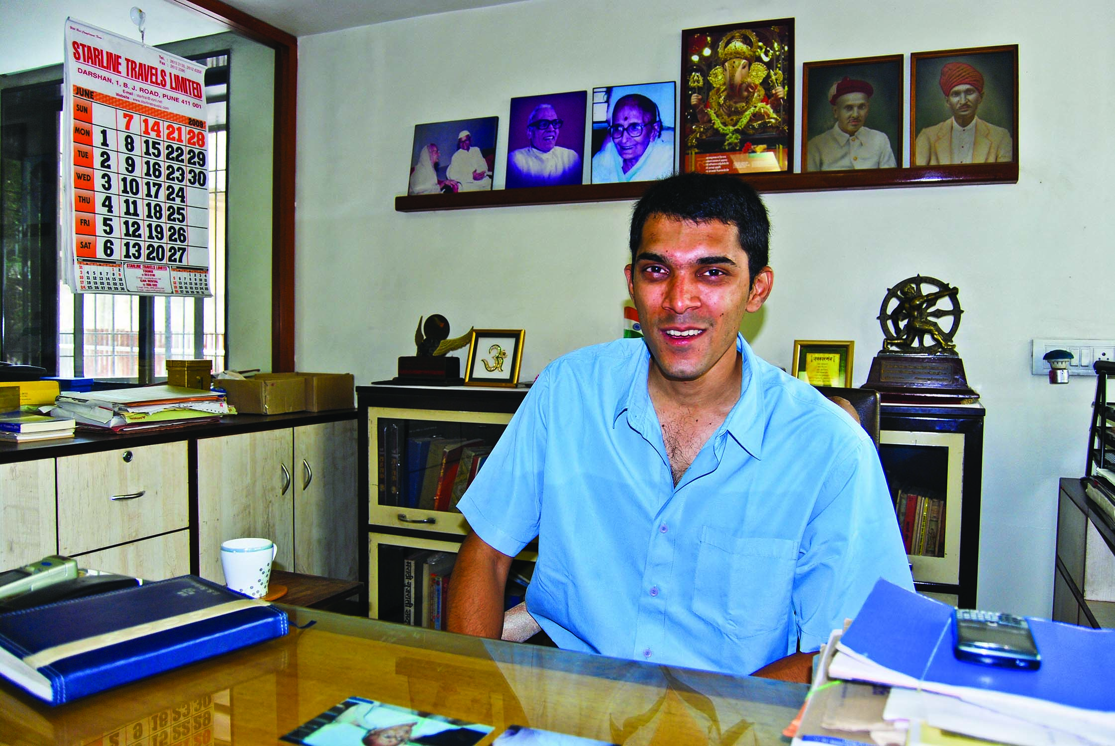 “We follow Gandhian philosophy,” says Alok Munot