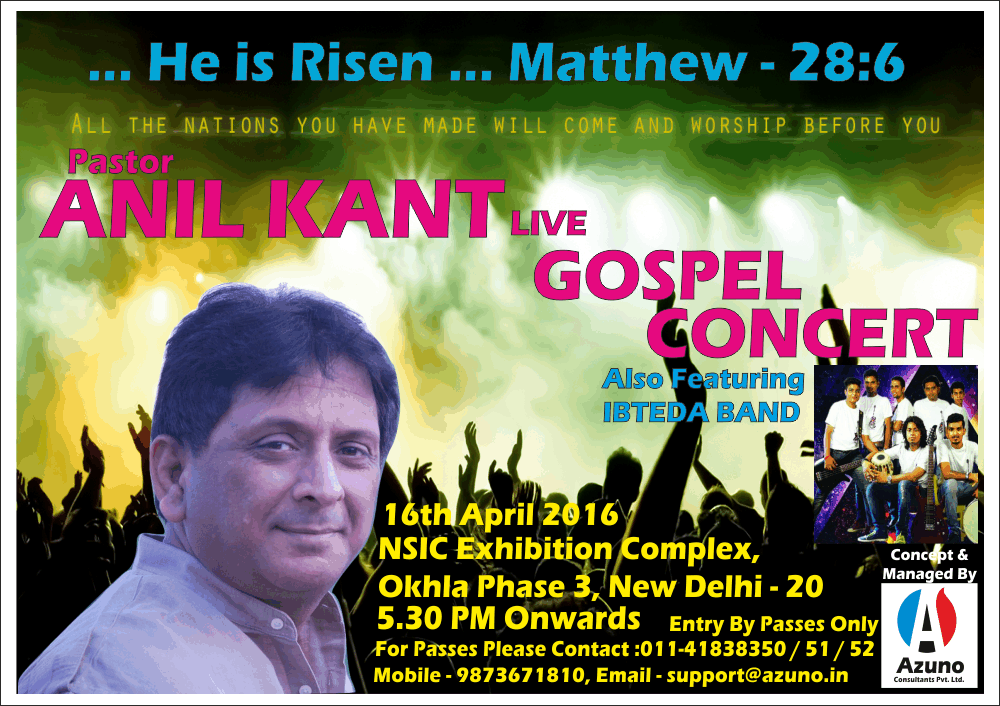 Pastor Anil Kant - Live Gospel Concert