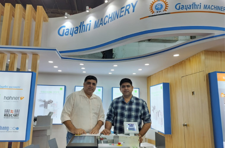 Pamex 2024: Gayathri Machinery pulls crowd with dual-station perforating and creasing machine